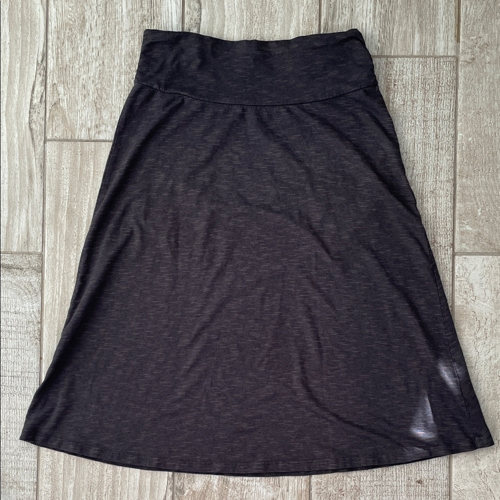 Horny Toad cocoa brown long Chaka skirt, size Extra Small